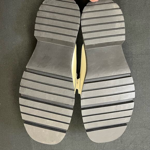 BP New Tristan Chunky Cream Faux Leather Chain Loafer 9M NWOB - Picture 10 of 11